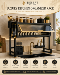 Kitchen Sink Rack with Dust-Proof Cover