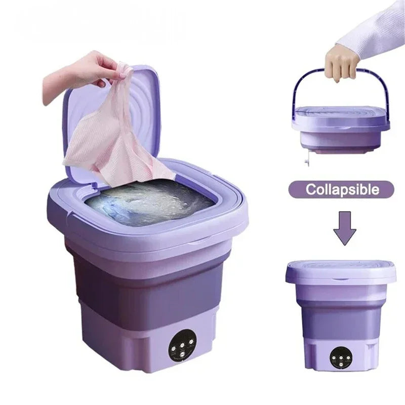 Portable Folding Mini Washing Machine Bucket