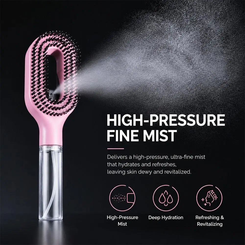 2 In 1 Spray Hair Brush Scalp Massager Comb