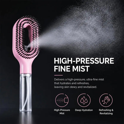 2 In 1 Spray Hair Brush Scalp Massager Comb
