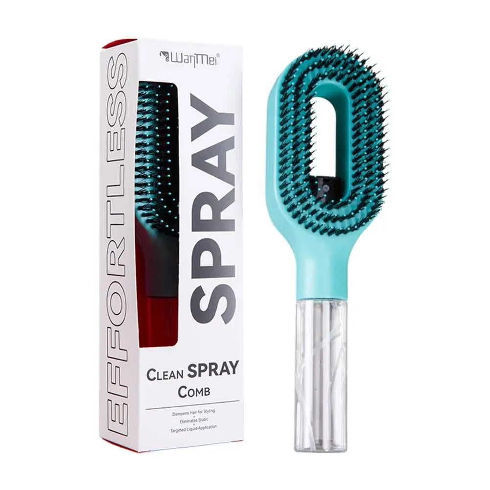2 In 1 Spray Hair Brush Scalp Massager Comb