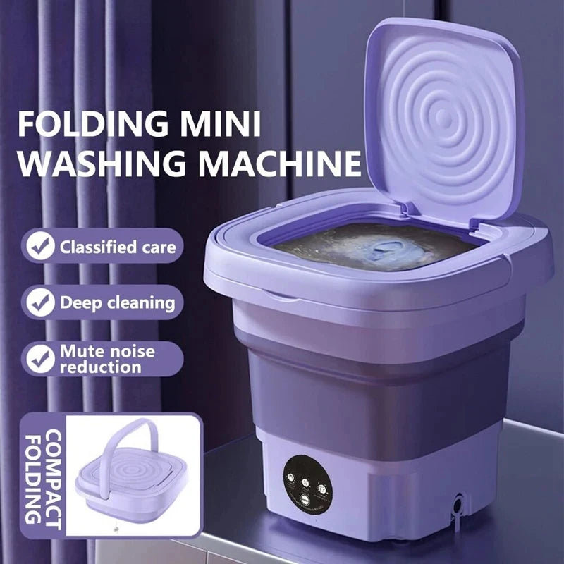 Portable Folding Mini Washing Machine Bucket