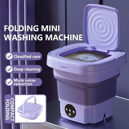 Portable Folding Mini Washing Machine Bucket