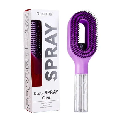 2 In 1 Spray Hair Brush Scalp Massager Comb