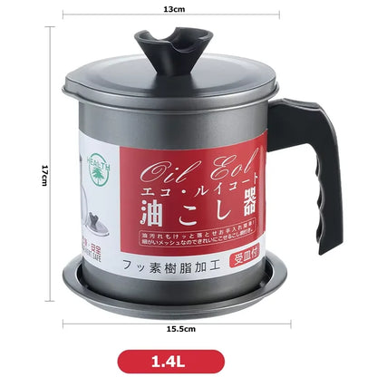 1 Piece Stainless Steel Oil Filter Bottle