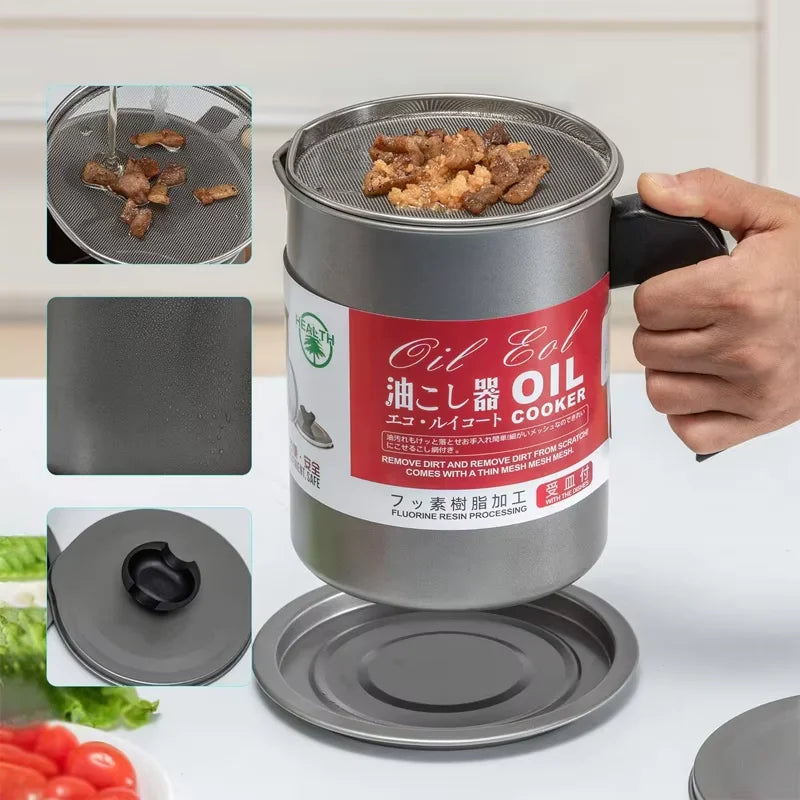 1 Piece Stainless Steel Oil Filter Bottle
