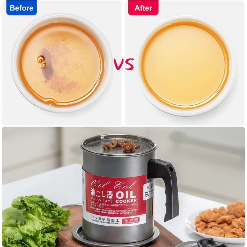 1 Piece Stainless Steel Oil Filter Bottle