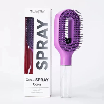 2 In 1 Spray Hair Brush Scalp Massager Comb