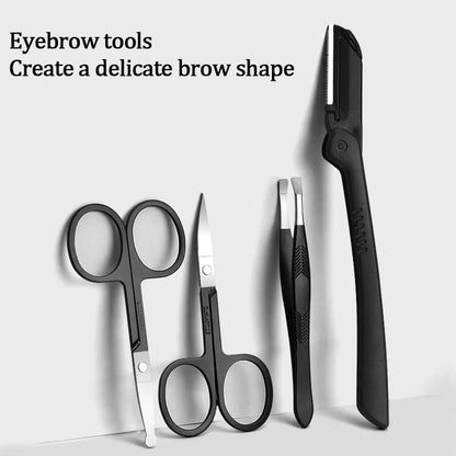 7-24pcs Manicure Pedicure Tool Set Stainless Steel Cuticle Nipper Cutter Kit