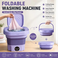 Portable Folding Mini Washing Machine Bucket