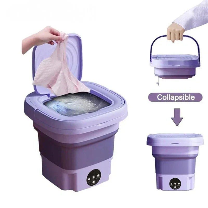 Portable Folding Mini Washing Machine Bucket