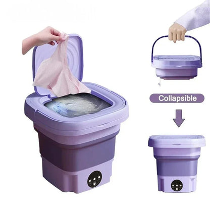 Portable Folding Mini Washing Machine Bucket